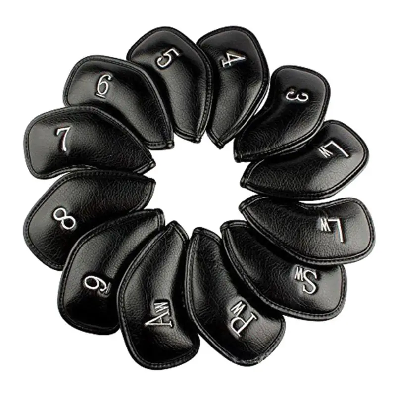 12 Pcs/set Portable Golf Club Iron Head Covers PU Protector Golfs Head Cover Set Golfing Accessories
12 Pcs/set Portable Golf Club Iron Head Covers PU Protector Golfs Head Cover Set Golfing Accessories