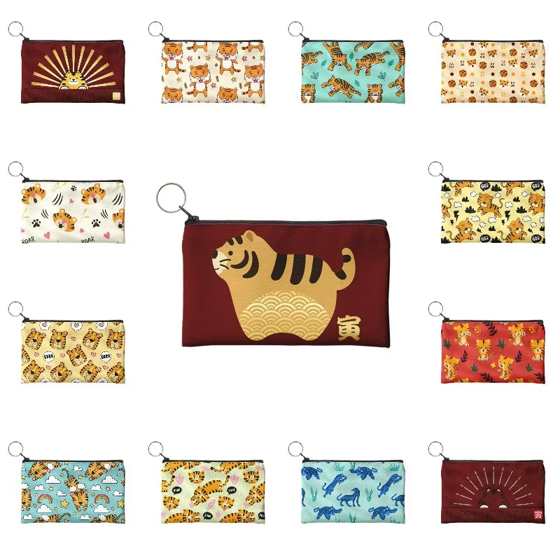 Year of the tiger Coin Purse Women Mini Canvas Card Holder Small Wallet Daily Storage Bag Kawaii Pen Bag For Kids Girls Gifts 
Year of the tiger Coin Purse Women Mini Canvas Card Holder Small Wallet Daily Storage Bag Kawaii Pen Bag For Kids Girls Gifts