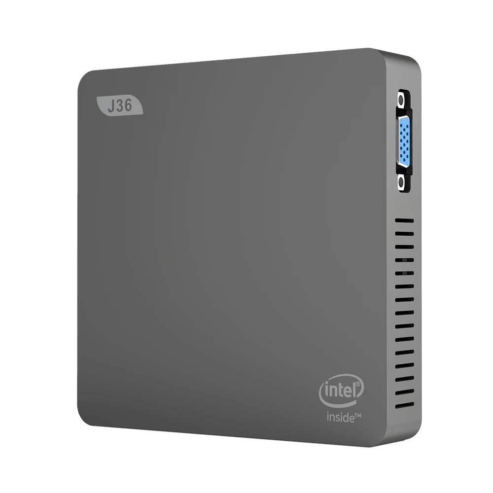 J36 V Мини ПК Windows 10 компьютер Intel Celeron J3160 четырехъядерный 1 6 ГГц до 2 24 4 Гб + 64 ГБ