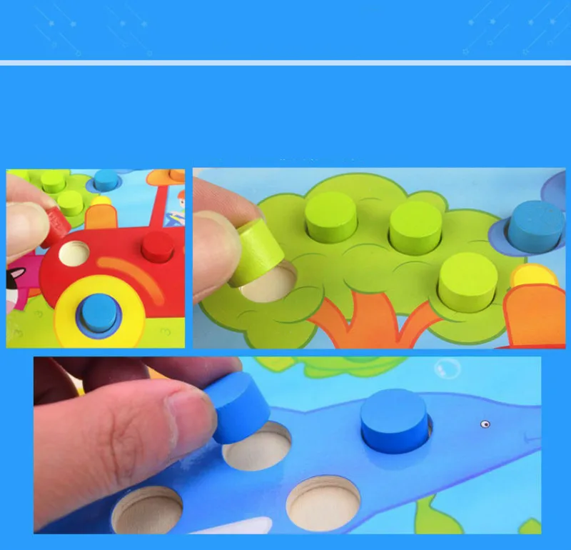 Wooden Colorful Cognition Board Montessori Educational Toys For Children Toy Jigsaw Kids Early Learning Color Match Game
Wooden Colorful Cognition Board Montessori Educational Toys For Children Toy Jigsaw Kids Early Learning Color Match Game