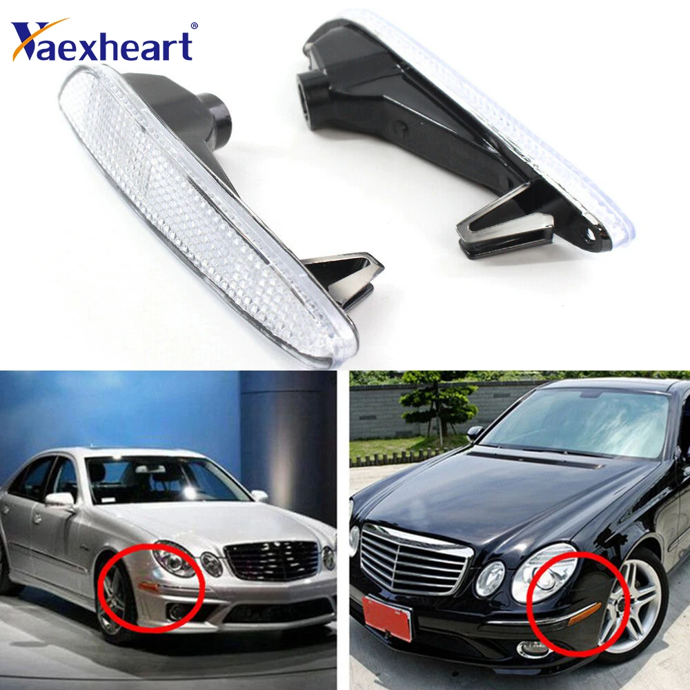 1 Pair Front Amber Side Marker Lamp Bumper Turn Signal Light Shell Car Fit For Mercedes Benz E320 E500 E55 2118200121 2118200221
1 Pair Front Amber Side Marker Lamp Bumper Turn Signal Light Shell Car Fit For Mercedes Benz E320 E500 E55 2118200121 2118200221