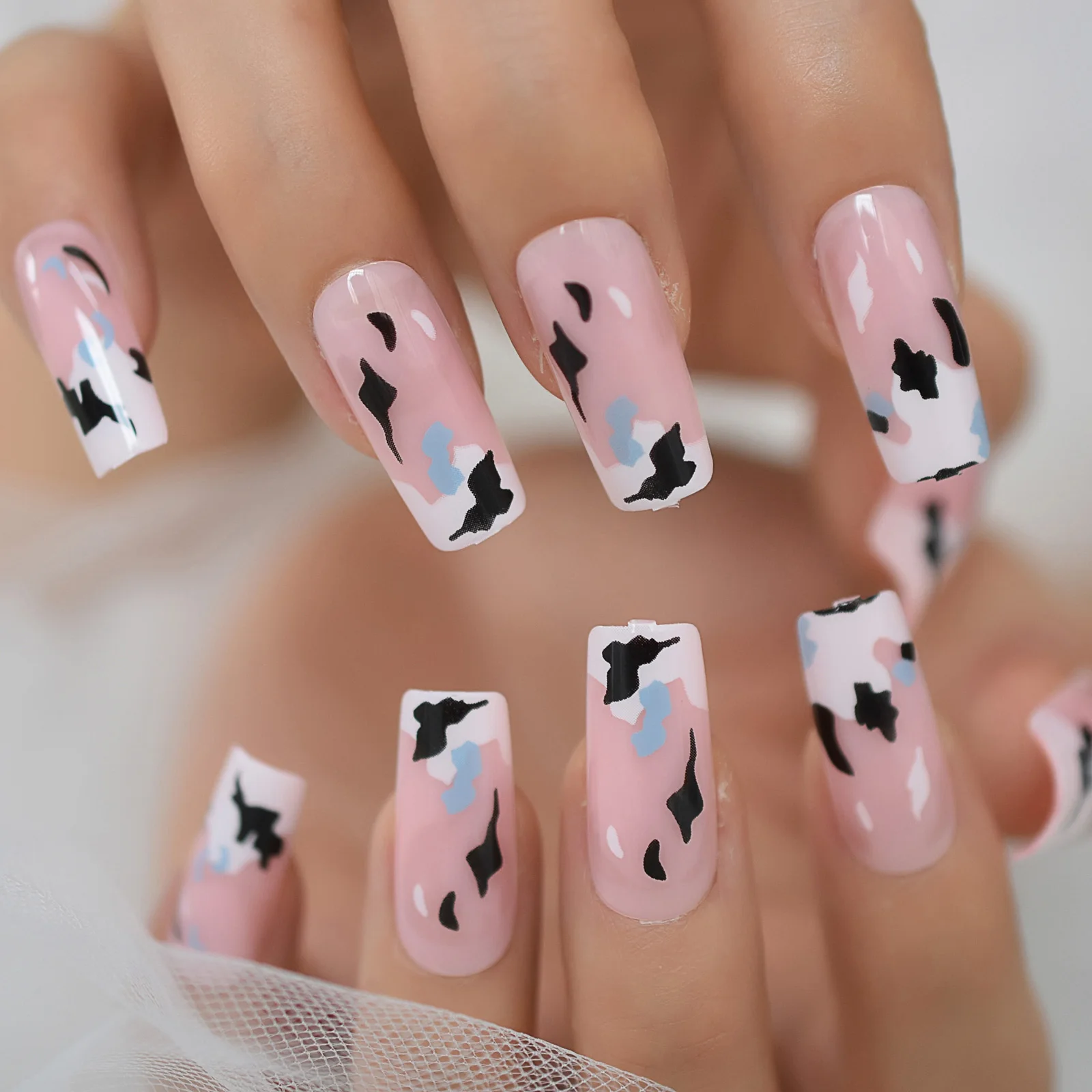 Miscellaneous Draw Medium Coffin Cow Painting Fake Nails Tip Wholesale Fingernails Full Cover Nails Art Pre-Design EchiQnails
Miscellaneous Draw Medium Coffin Cow Painting Fake Nails Tip Wholesale Fingernails Full Cover Nails Art Pre-Design EchiQnails