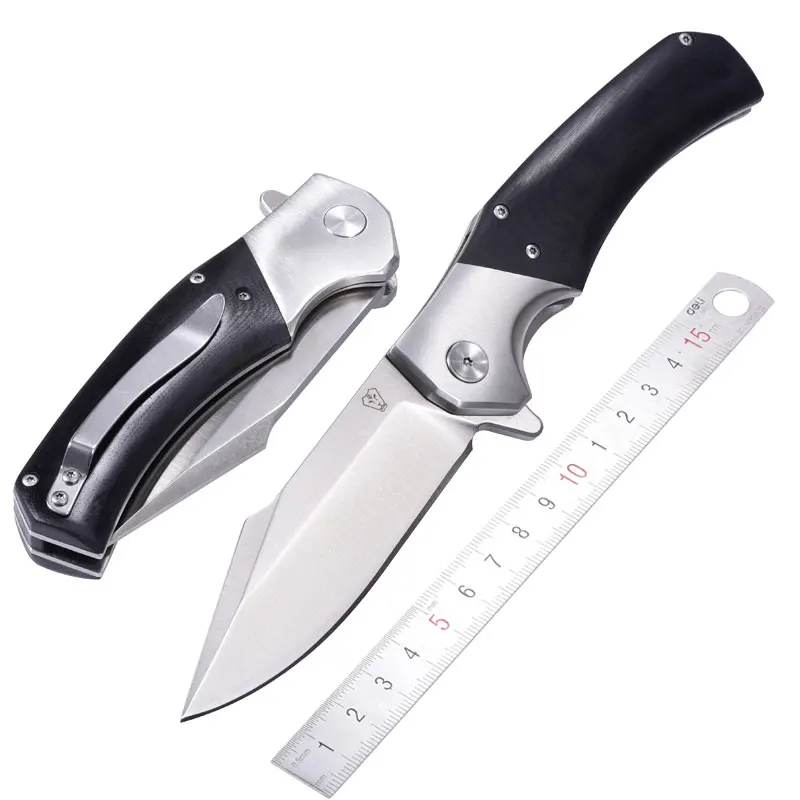 VOLTRON V27 58HRC 9Cr18Mov blade Steel head + G10 handle folding knife tactical survival camping knife outdoor utility EDC tool
VOLTRON V27 58HRC 9Cr18Mov blade Steel head + G10 handle folding knife tactical survival camping knife outdoor utility EDC tool