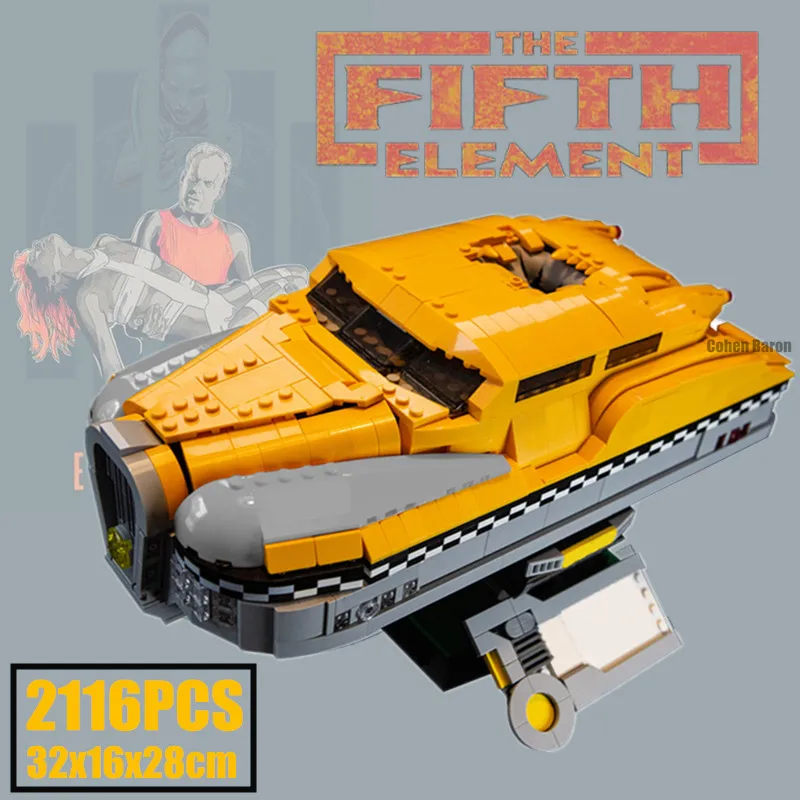 New 2116PCS Classic Movie The 5th Element Flying Taxi MOC-24874 Future City Car Model Building Block bricks Toy Gift Kid
New 2116PCS Classic Movie The 5th Element Flying Taxi MOC-24874 Future City Car Model Building Block bricks Toy Gift Kid