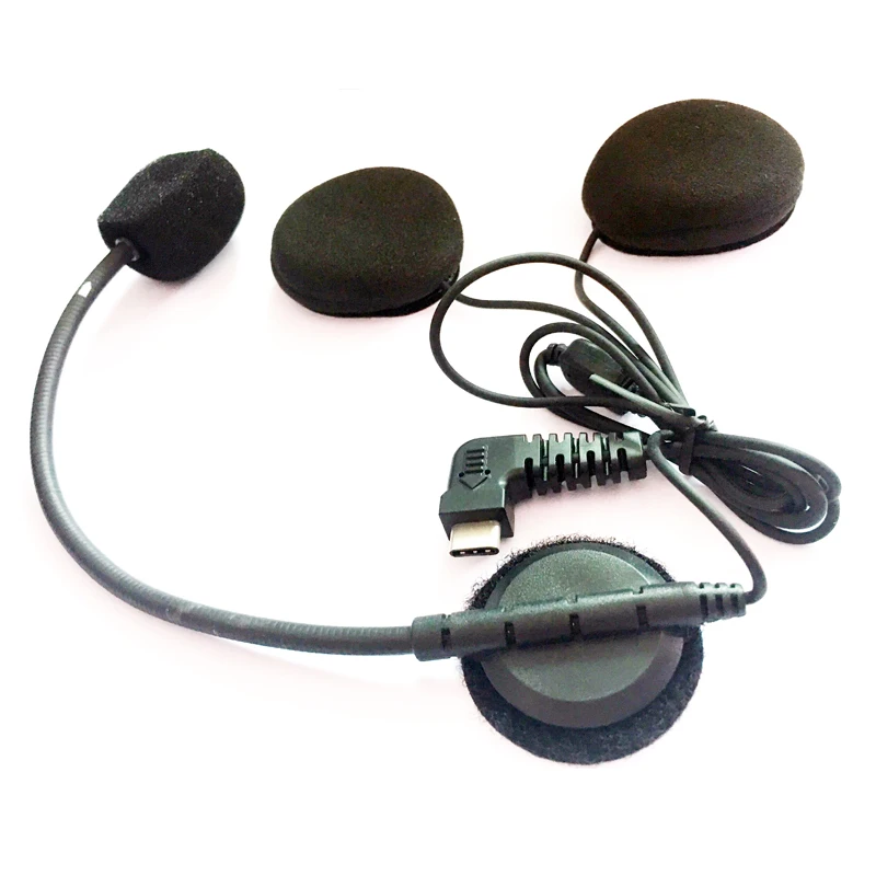 New Type-C USB Earpiece Microphone Speaker for BT-S2 & BT-S3 Motorcycle Bluetooth Intercom Interphone for Open Face Helmets
New Type-C USB Earpiece Microphone Speaker for BT-S2 & BT-S3 Motorcycle Bluetooth Intercom Interphone for Open Face Helmets