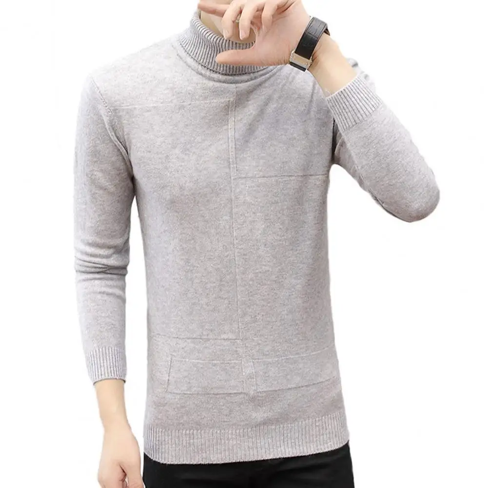 Winter New Men's Turtleneck Sweater Warm-keeping Close Fit Men Sweater Polyester Stylish Elastic Men Long Sleeve Pullover Tops
Winter New Men's Turtleneck Sweater Warm-keeping Close Fit Men Sweater Polyester Stylish Elastic Men Long Sleeve Pullover Tops