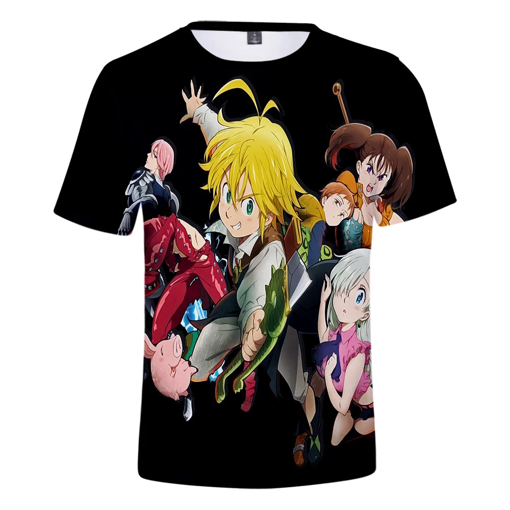 The Seven Deadly Sins 3D Printed T-Shirts Men Women Short Sleeves O-Neck Pullovers Plus Size Hip Hop Summer Regular Tops
The Seven Deadly Sins 3D Printed T-Shirts Men Women Short Sleeves O-Neck Pullovers Plus Size Hip Hop Summer Regular Tops