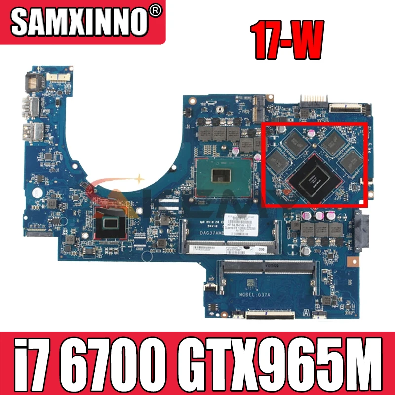 862259-601 862259-001 DAG37AMB8D0 G37A for HP 17-W HP17-AB Laptop computer motherboard CPU i7 6700 GTX965M DDR4 100% test work
862259-601 862259-001 DAG37AMB8D0 G37A for HP 17-W HP17-AB Laptop computer motherboard CPU i7 6700 GTX965M DDR4 100% test work