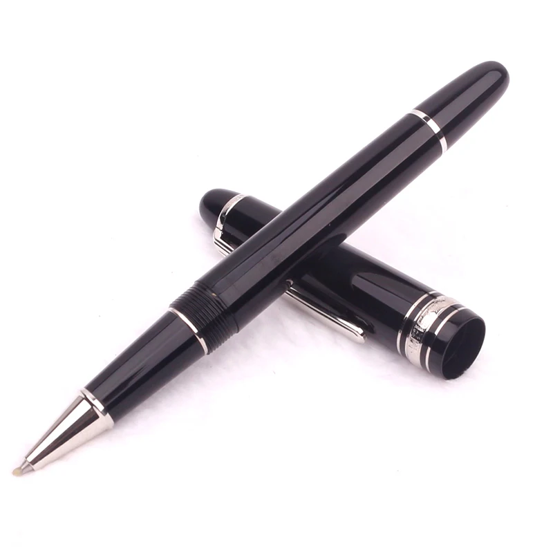 

Classique MB Black Resin Ballpoint Pen Legrand Rollerball Signature Pen Gold and Silver Fountain Pens 145