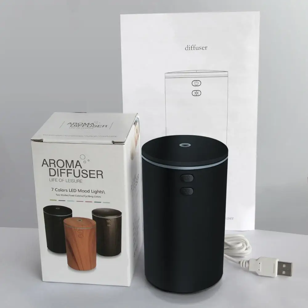 DC 5V 100ML Air Humidifier Wood Grain Ultrasonic USB Aroma Essential Oil Diffuser Color LED Portable Humidificador Car Difusor
DC 5V 100ML Air Humidifier Wood Grain Ultrasonic USB Aroma Essential Oil Diffuser Color LED Portable Humidificador Car Difusor