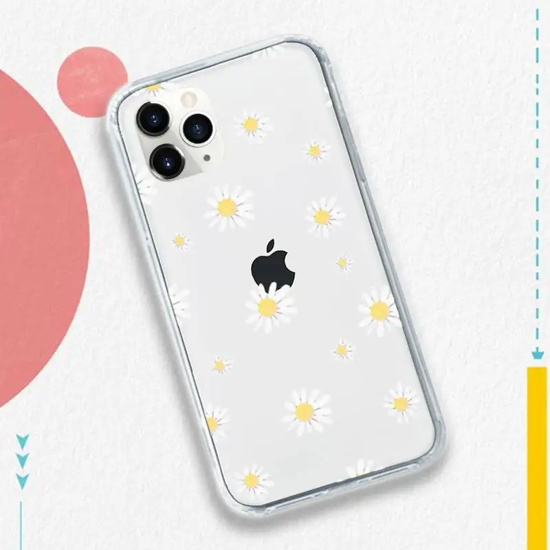 Summer daisy flowers Phone Case Transparent soft For iphone 5 5s 5c se 6 6s 7 8 11 12 plus mini x xs xr pro max
Summer daisy flowers Phone Case Transparent soft For iphone 5 5s 5c se 6 6s 7 8 11 12 plus mini x xs xr pro max