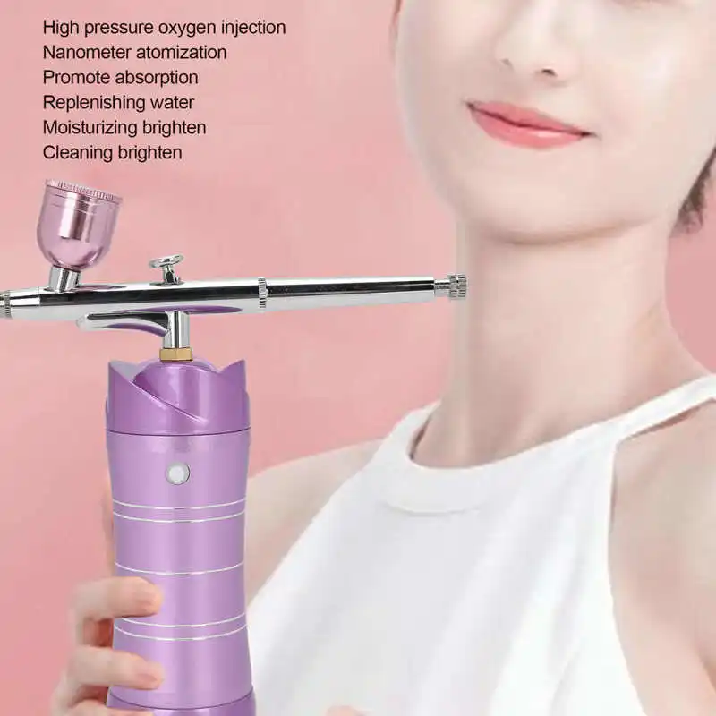 USB Nano Skin Care Instrument Handheld Water Oxygen Sprayer Face Skin Moisturizing Whitening Brightening Clean Spray Airbrush 
USB Nano Skin Care Instrument Handheld Water Oxygen Sprayer Face Skin Moisturizing Whitening Brightening Clean Spray Airbrush