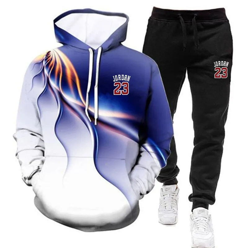 Spring and Autumn Leisure Brand Men's Sports Suit Fashion Sweater 3D Letter Printing 2 Pieces Hooded Jacket Hooded + Sweatpants
Spring and Autumn Leisure Brand Men's Sports Suit Fashion Sweater 3D Letter Printing 2 Pieces Hooded Jacket Hooded + Sweatpants