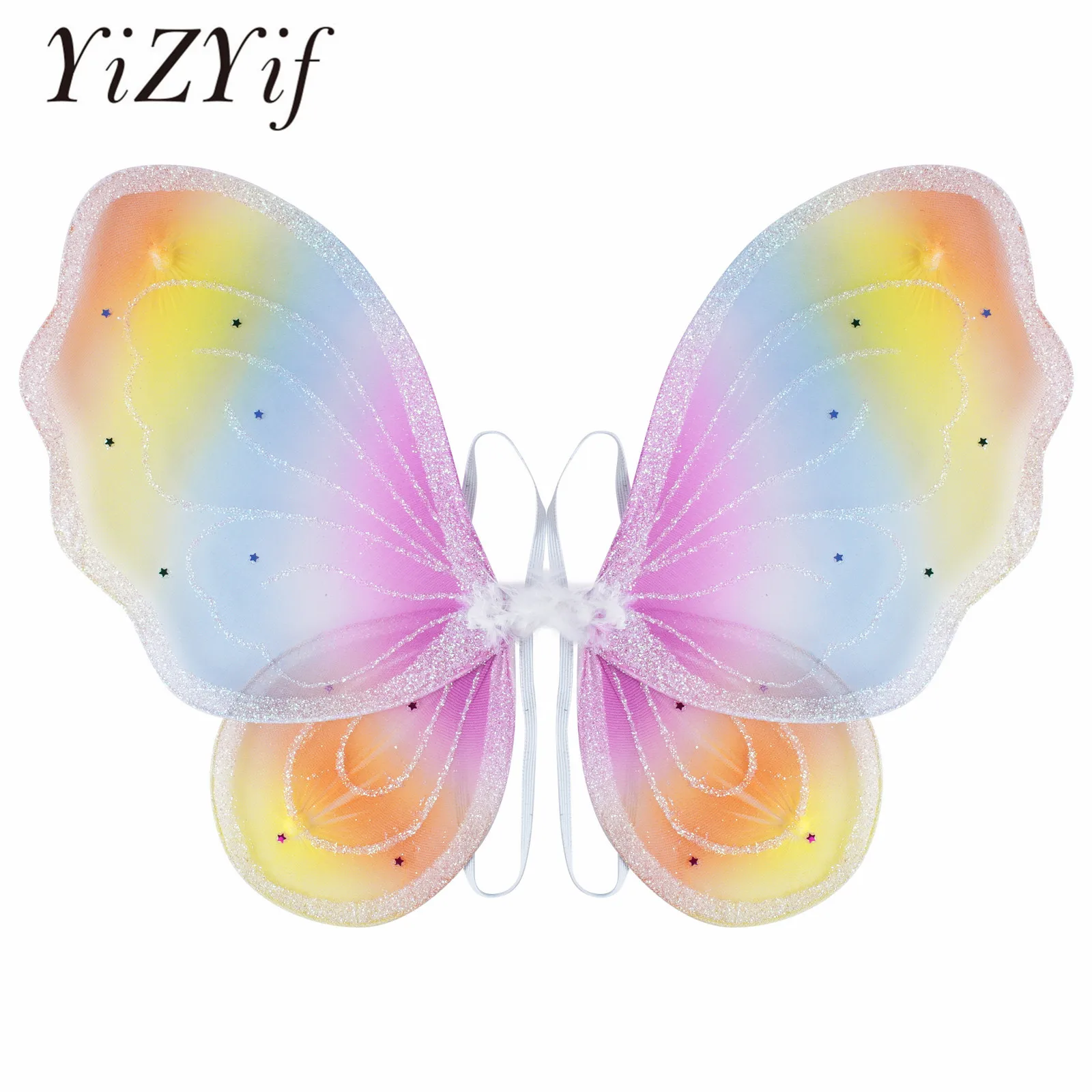 Butterfly Wing Party Dress Decor Fairy Elf Wing with Elastic Shoulder Straps Halloween Christmas Cosplay Costume Butterfly Wings
Butterfly Wing Party Dress Decor Fairy Elf Wing with Elastic Shoulder Straps Halloween Christmas Cosplay Costume Butterfly Wings