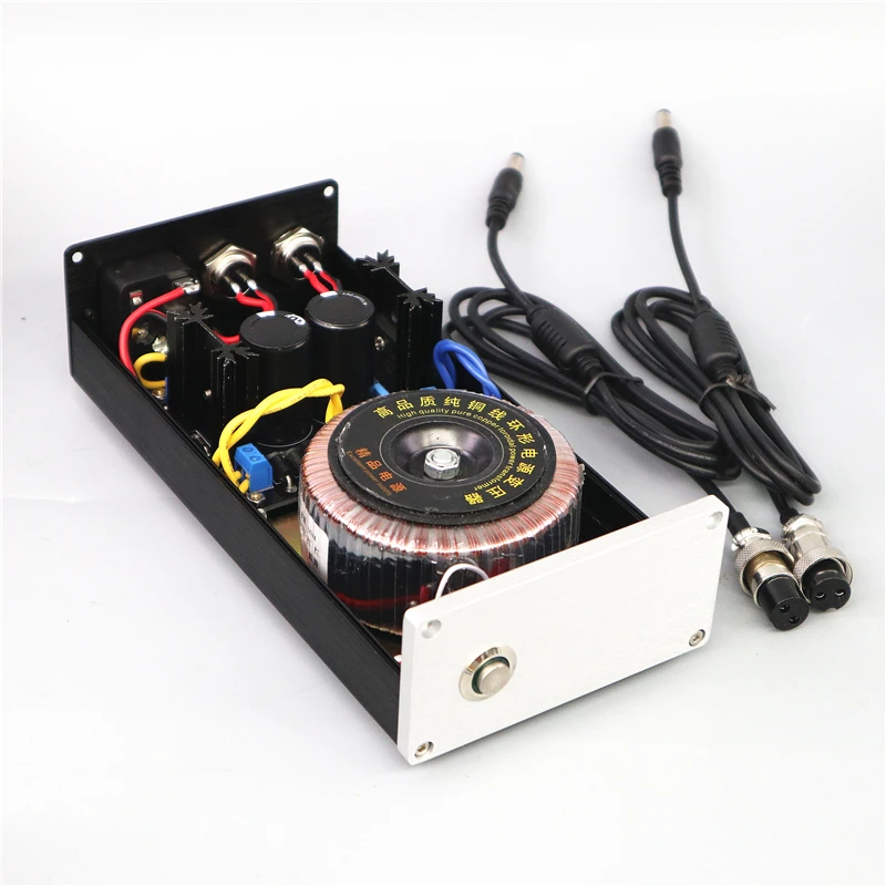 MS-10D 50w Dual output Regulator linear power supply DC 12V 19v 24v tube Preamplifier Audio Decoder Professional Power Adapter
MS-10D 50w Dual output Regulator linear power supply DC 12V 19v 24v tube Preamplifier Audio Decoder Professional Power Adapter