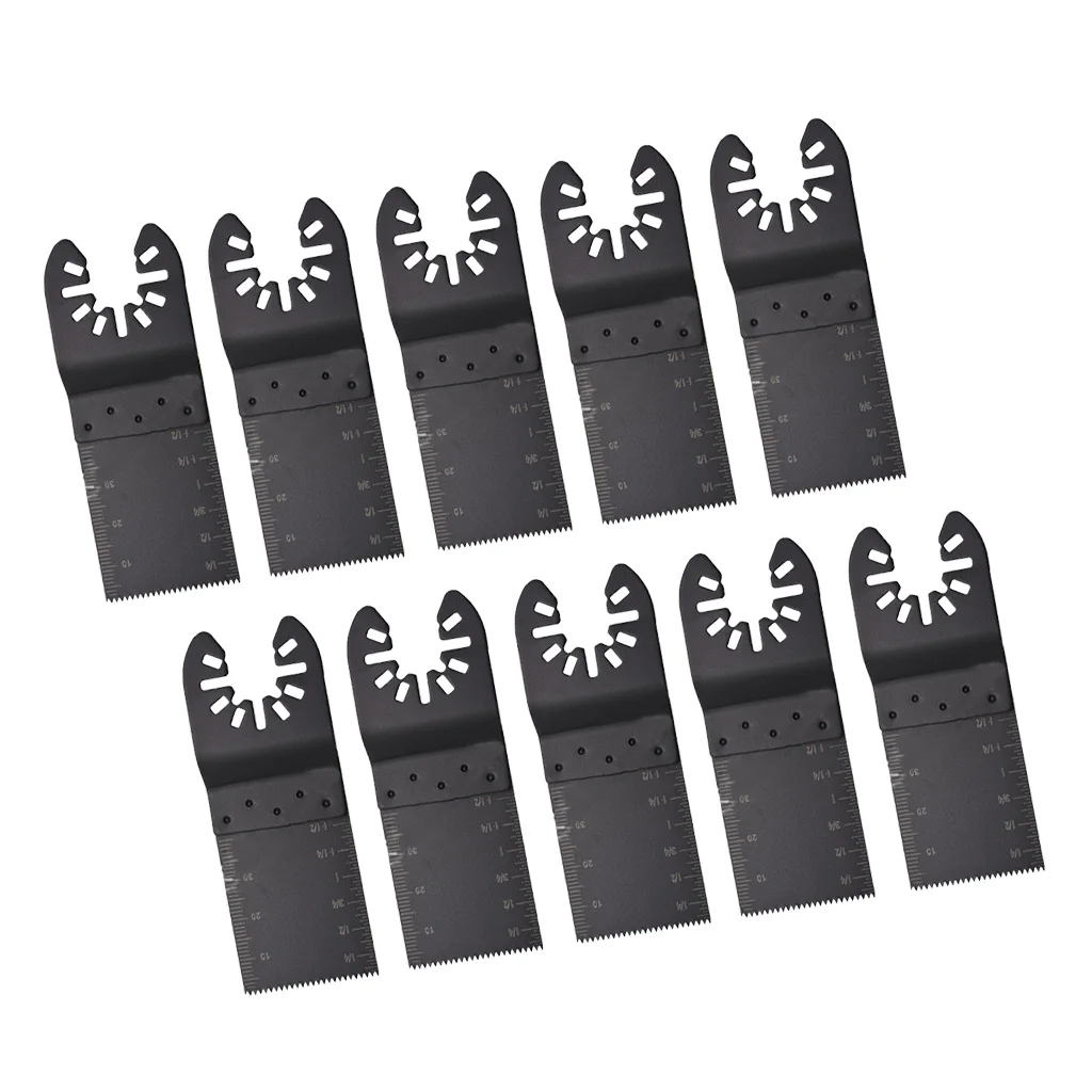 

10Pcs Oscillating Saw Blade DIY Tool Accs for Cutting Wooden Softer Metal