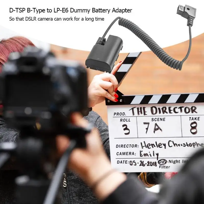 Power Supply Dummy Battery Video/Astronomical Shooting Delayed Exposure D-TSP B-Type to LP-E6 Adapter DC Coupler for Canon | Электроника