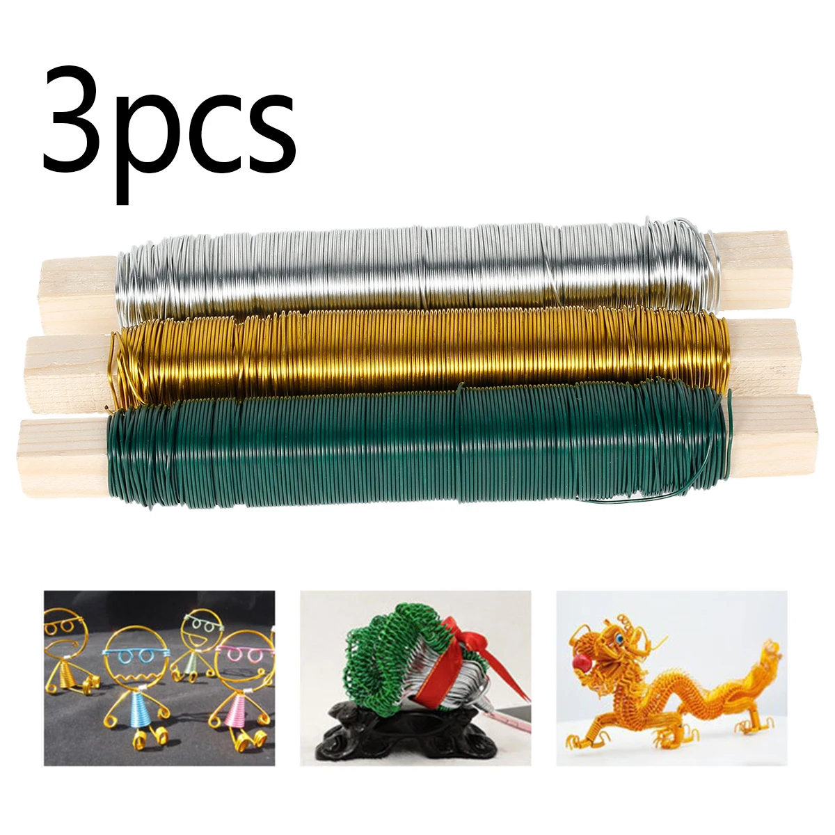 3pcs/set craft line flower winding set crafts anti-rust garden line flowers & plants DIY garden home office binding line 3 Color
3pcs/set craft line flower winding set crafts anti-rust garden line flowers & plants DIY garden home office binding line 3 Color