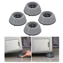 4Pack Anti Vibration Pads Prevent Walking Anti Slip Noise-Reducing Stop Shaking Furniture Lifting Foot Base Washing Machine Mat
