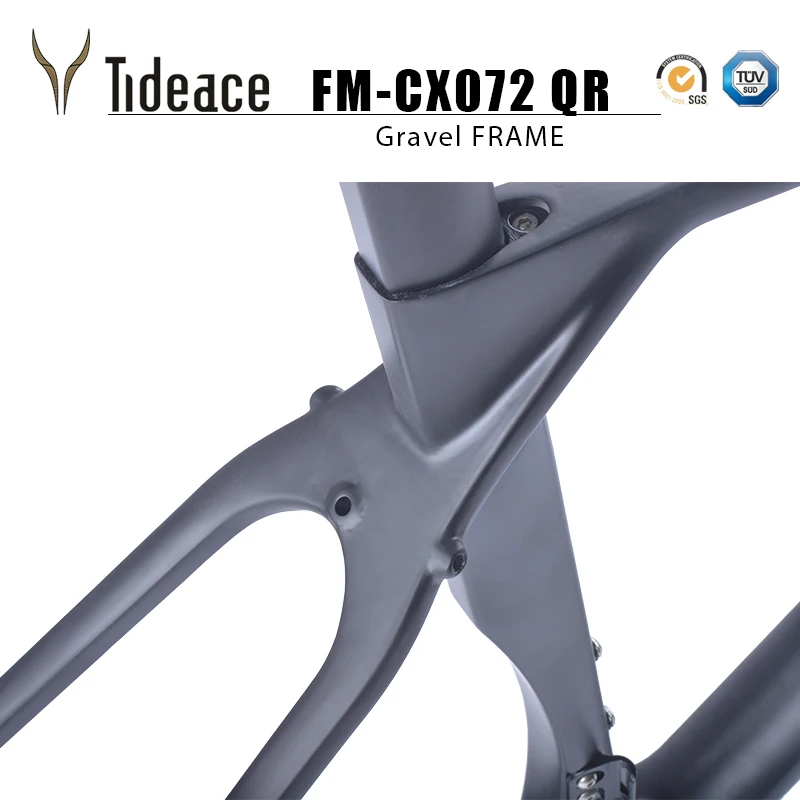 

2020 New road bike frame 140mm Flat mount Axle 142/135mm Road MTB Gravel Carbon Bicycle Frame Cyclocross Disc Cycling Frame
