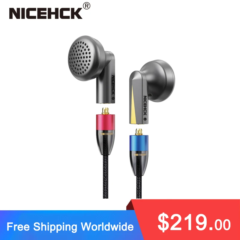 

NiceHCK EBX21 CNC Flagship Earbud HIFI Metal Earphone 14.2mm Japan LCP Diaphgram Dynamic Driver Headset DJ Vocal Detach MMCX IEM