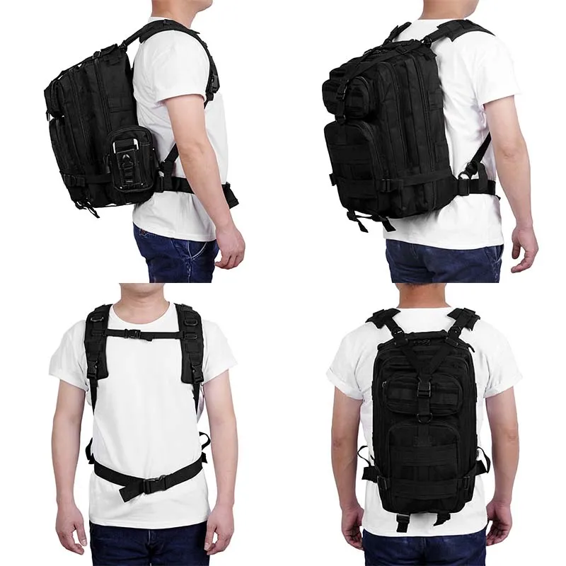 Men's 25-30L Military Tactical Backpack,Waterproof Molle Hiking Backpack,Sport Travel Bag,Outdoor Trekking Camping Army Backpack
Men's 25-30L Military Tactical Backpack,Waterproof Molle Hiking Backpack,Sport Travel Bag,Outdoor Trekking Camping Army Backpack