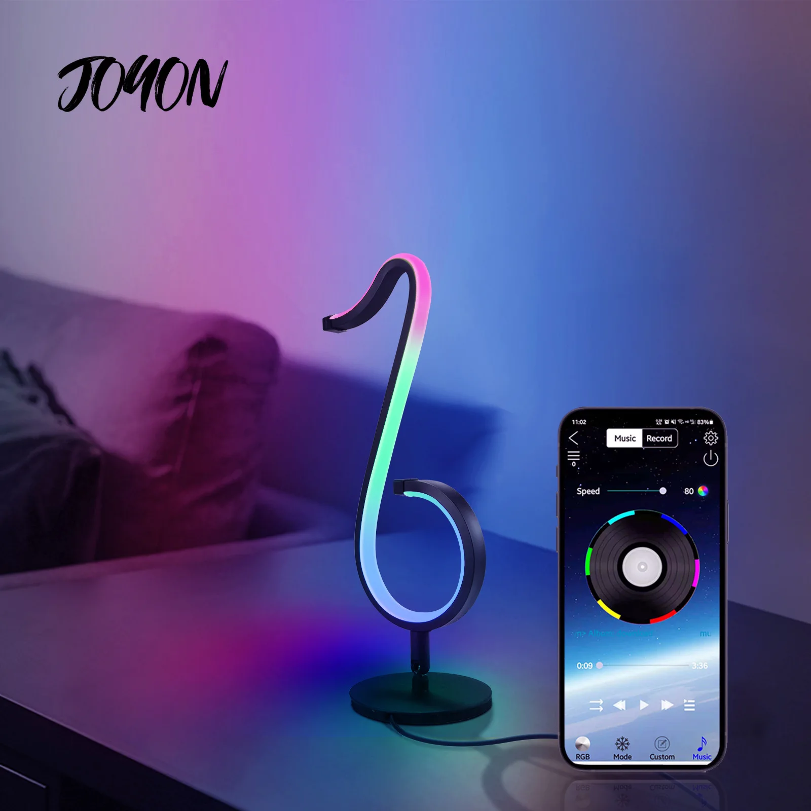 Table Wall Lamp Desk-Decoration Smart APP Remote Control Warm White Nightstand Light Media Streaming Colorful Cool Lights Decor
Table Wall Lamp Desk-Decoration Smart APP Remote Control Warm White Nightstand Light Media Streaming Colorful Cool Lights Decor