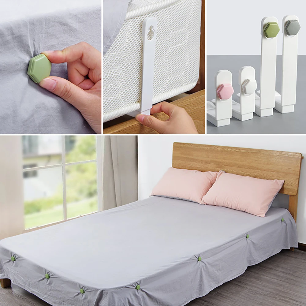 Bed Sheet Clips 4 Pcs Bed Sheet Set Clip Antiskid Mattress Fasteners Multifunction Sofa Cover Fixing Bracket Holder
Bed Sheet Clips 4 Pcs Bed Sheet Set Clip Antiskid Mattress Fasteners Multifunction Sofa Cover Fixing Bracket Holder