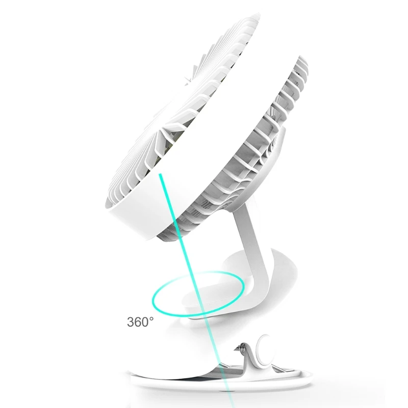 H052 Clip on Fan USB Rechargeable 360 Rotation Desktop Fan Electric Personal Fans Laptop Fan With LED Warm Lamp 4000mAh
H052 Clip on Fan USB Rechargeable 360 Rotation Desktop Fan Electric Personal Fans Laptop Fan With LED Warm Lamp 4000mAh