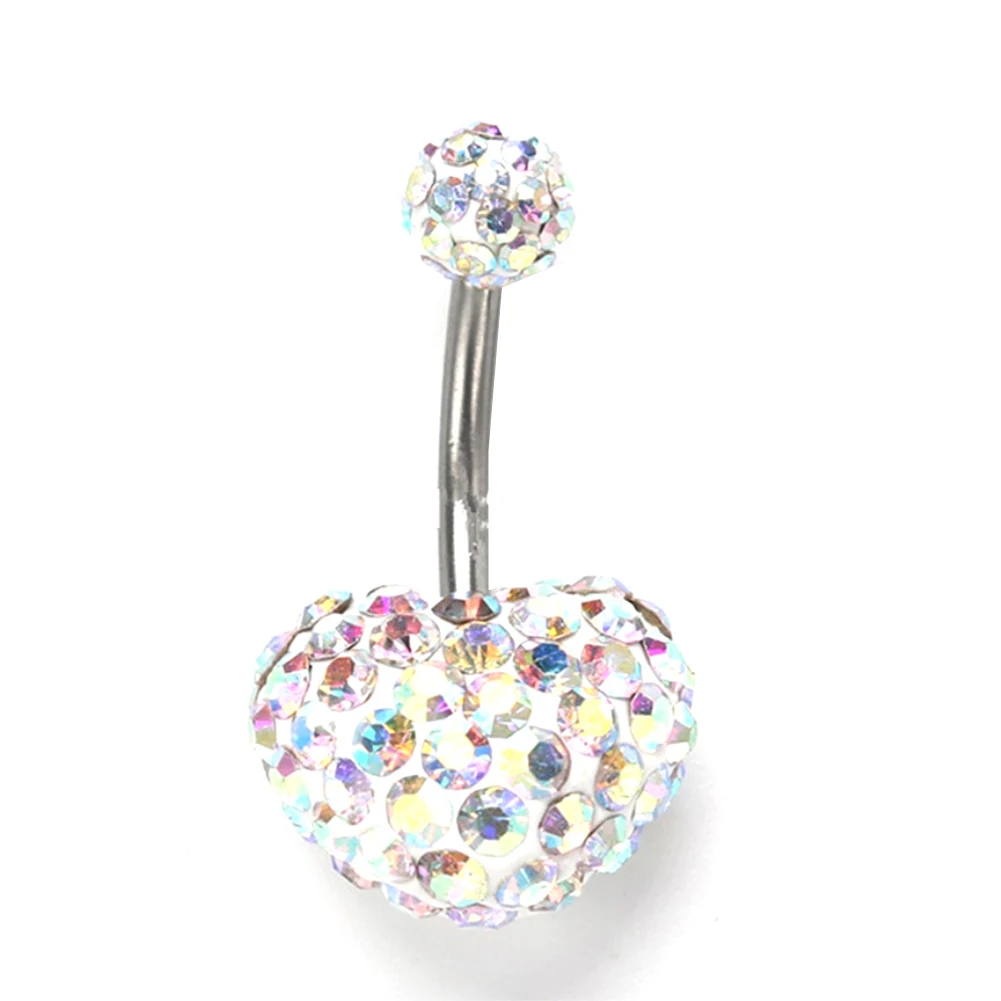 Navel Earring Belly Piercing Steel Belly Button Rings Crystal Piercing Navel Heart Style Piercing Sexy Body Jewelry Piercings
Navel Earring Belly Piercing Steel Belly Button Rings Crystal Piercing Navel Heart Style Piercing Sexy Body Jewelry Piercings