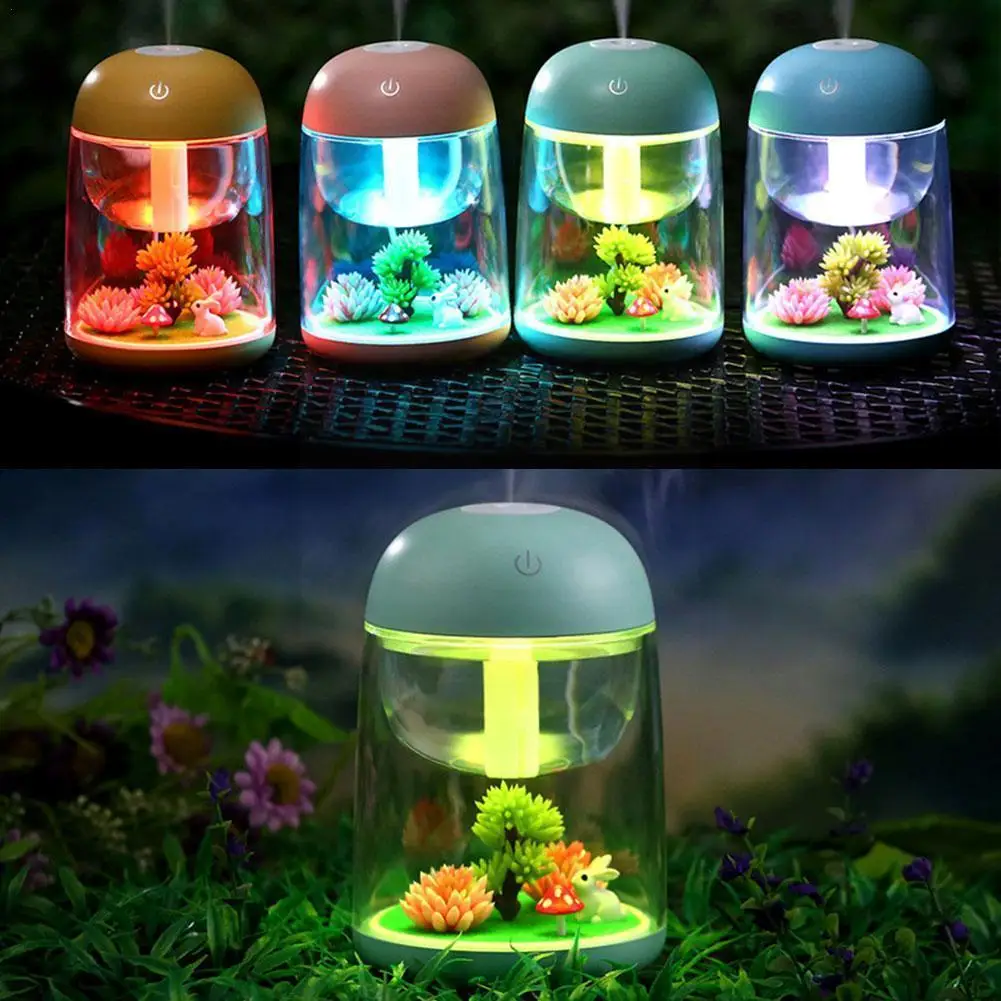 Portable Mist Humidifier Transparent Micro-landscape Air Humidifier Spray Air Purifier Diffuser With Led Lights For Home De V8j0
Portable Mist Humidifier Transparent Micro-landscape Air Humidifier Spray Air Purifier Diffuser With Led Lights For Home De V8j0