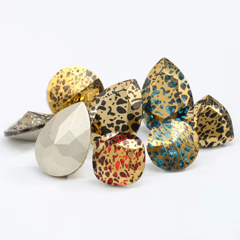 Gold Patina Drop Rivoli Rhinestone Hiqh Quality Retro Gemstone Diy Crafts Luxury Crystal Pointback Diamond Accessories
Gold Patina Drop Rivoli Rhinestone Hiqh Quality Retro Gemstone Diy Crafts Luxury Crystal Pointback Diamond Accessories