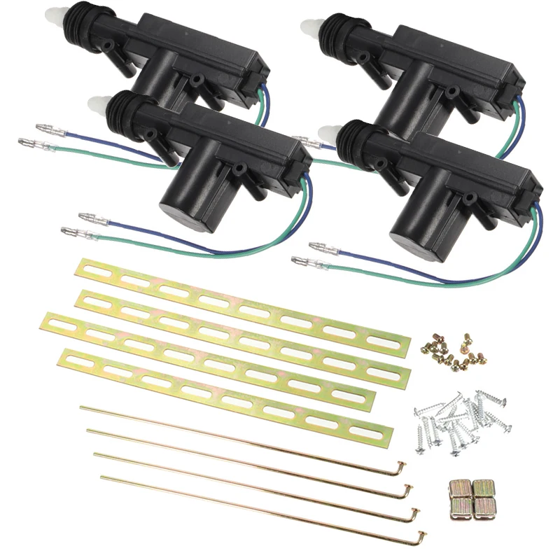 4Pcs 12V 2 Wire Car Door Power Central Lock Motor Kit With 2 Wire Actuator Auto Vehicle Remote Central Locking System Motor
4Pcs 12V 2 Wire Car Door Power Central Lock Motor Kit With 2 Wire Actuator Auto Vehicle Remote Central Locking System Motor