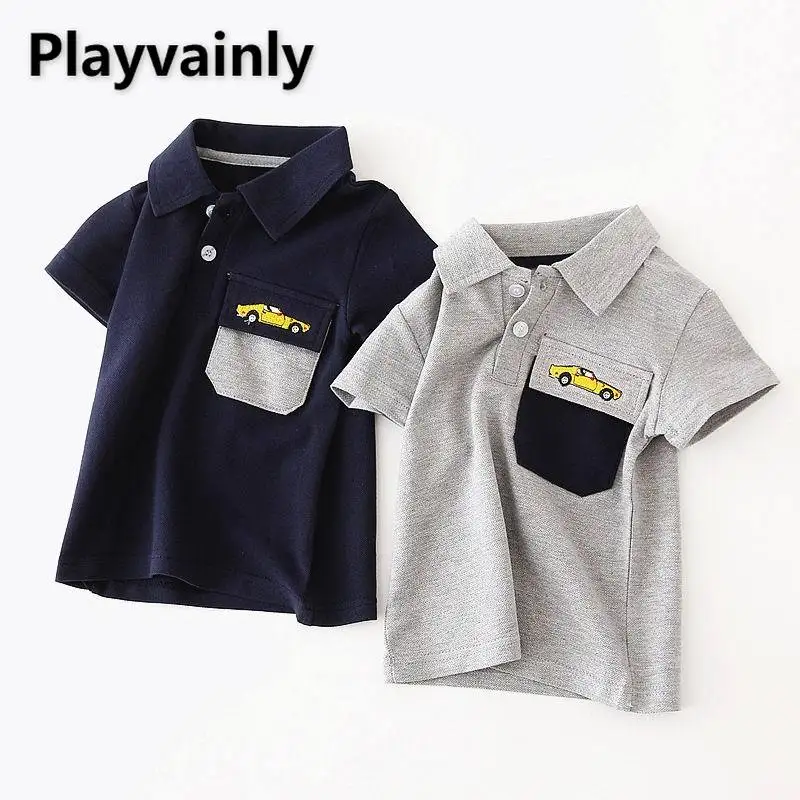 Wholesale 2021 Summer Baby Short Sleeve T-shirt Cotton Children's Summer pocket embroidery polo shirt Boys Clothes E4083
Wholesale 2021 Summer Baby Short Sleeve T-shirt Cotton Children's Summer pocket embroidery polo shirt Boys Clothes E4083