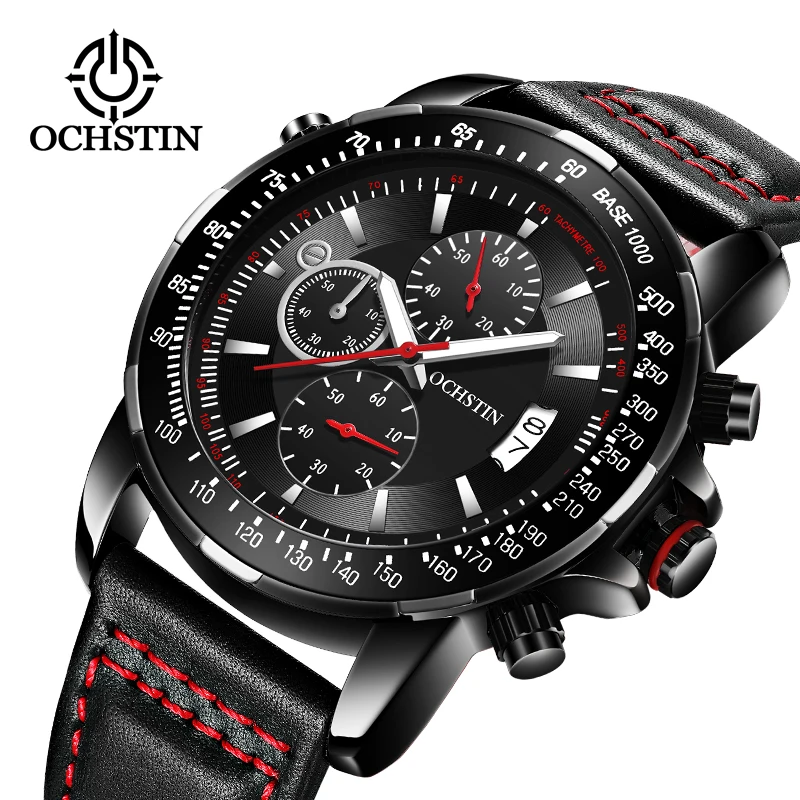 OCHSTIN New Classic Red Black Mens Watches Top Brand Luxury Watch Waterproof Business Male Clock Chronograph Relogio Masculino
OCHSTIN New Classic Red Black Mens Watches Top Brand Luxury Watch Waterproof Business Male Clock Chronograph Relogio Masculino