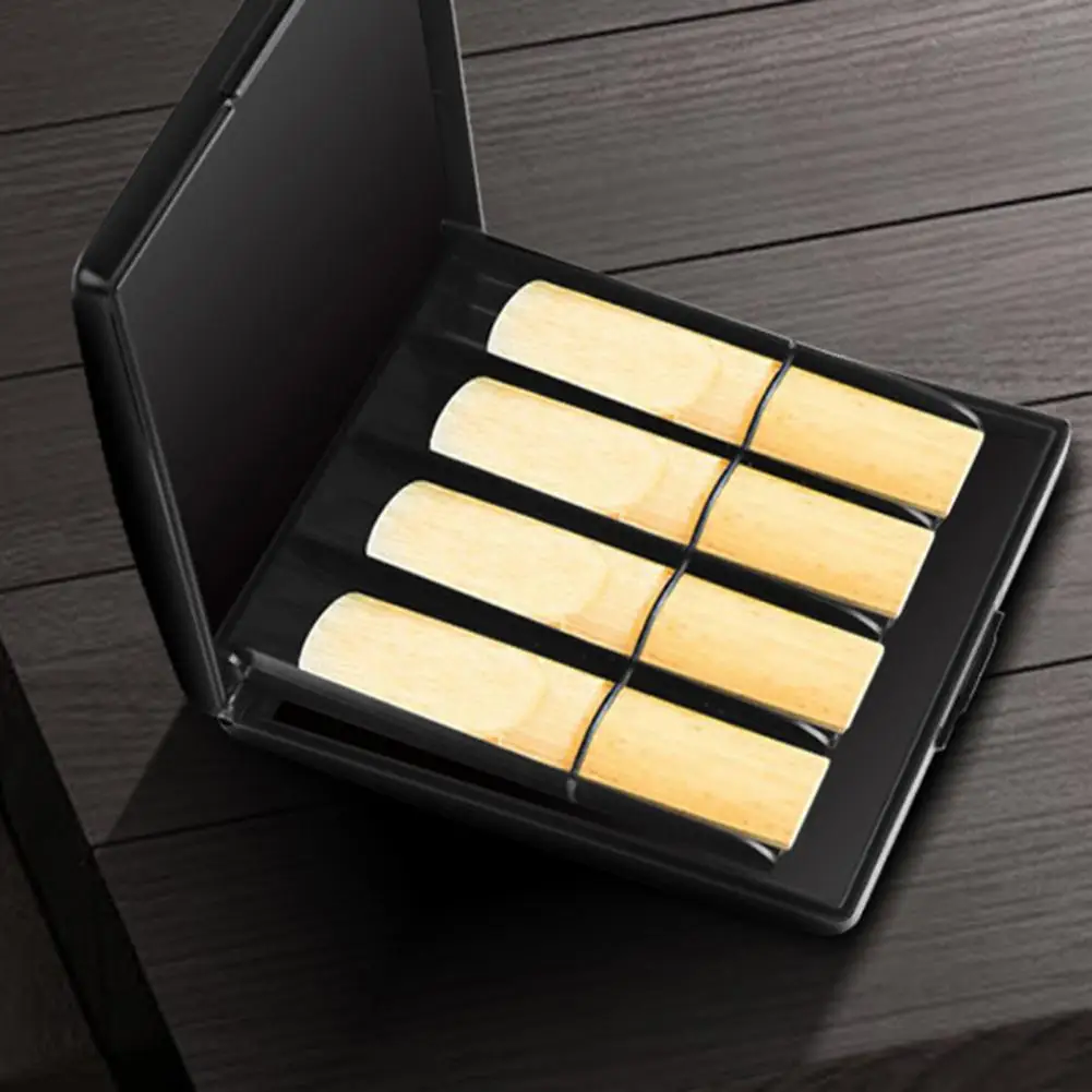 8 Slots Storage Box Portable Good Seal Performance ABS Saxophone Reed Case forTravel Saxophone Clarinet Reeds Storage Box
8 Slots Storage Box Portable Good Seal Performance ABS Saxophone Reed Case forTravel Saxophone Clarinet Reeds Storage Box