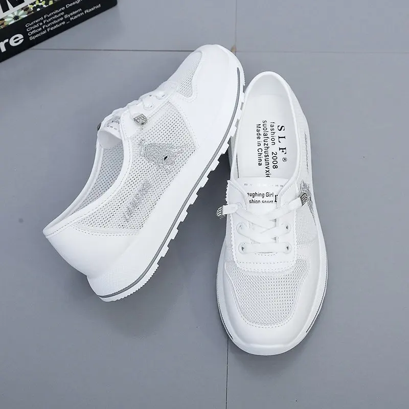 Women Shoes Flats Fashion Casual Ladies Shoes Woman Lace-Up Mesh Breathable Female Sneakers Zapatillas Mujer Tenis Feminino
Women Shoes Flats Fashion Casual Ladies Shoes Woman Lace-Up Mesh Breathable Female Sneakers Zapatillas Mujer Tenis Feminino