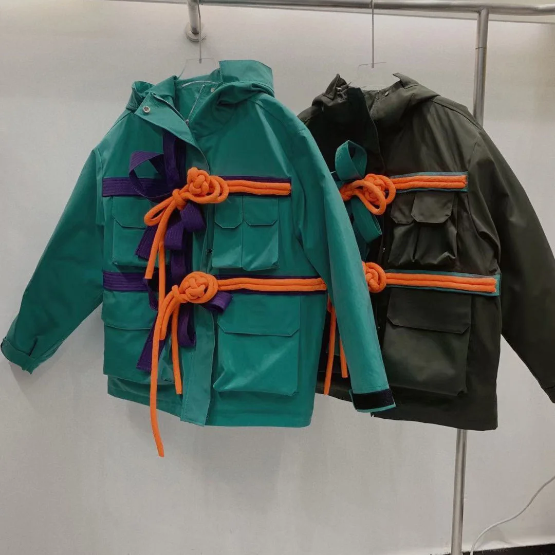 Minority Design Color Contrast Bow Clip Cotton Windbreaker Coat Women's 2021 Autumn and Winter Loose Korean Medium and Long
Minority Design Color Contrast Bow Clip Cotton Windbreaker Coat Women's 2021 Autumn and Winter Loose Korean Medium and Long