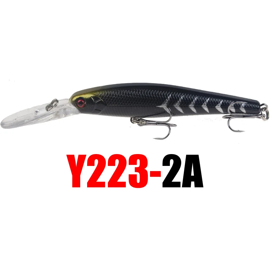 1PCS Crankbait Minnow Fishing Lure Floating Hard Bait 125mm 13.5g Artificial Bait Fishing Wobblers Swimming Carp Fishing tackle
1PCS Crankbait Minnow Fishing Lure Floating Hard Bait 125mm 13.5g Artificial Bait Fishing Wobblers Swimming Carp Fishing tackle