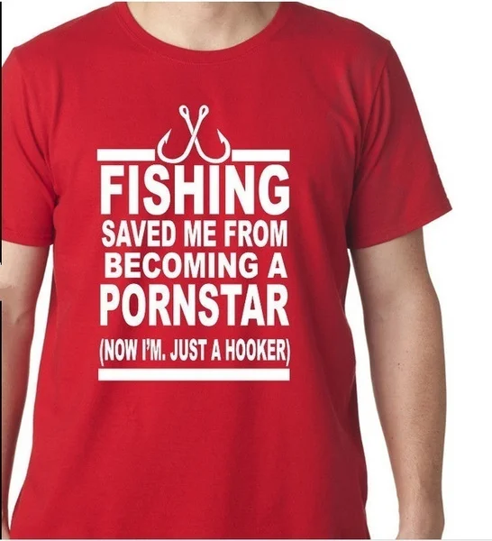 Fishing T-Shirt Fishing Saved Me from Becoming a Pornstar Now I'm just a Hooker Letters Print Women T Shirt
Fishing T-Shirt Fishing Saved Me from Becoming a Pornstar Now I'm just a Hooker Letters Print Women T Shirt