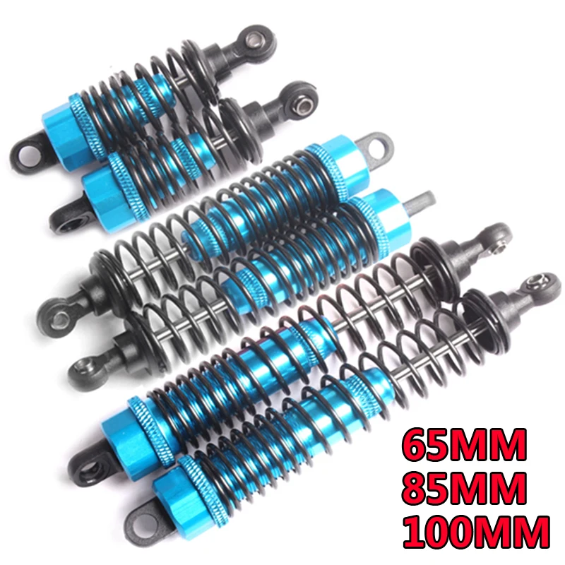 2PCS 65mm/85mm/100mm Oil Adjustable Aluminum Metal Shock Absorber Damper for 1/10 RC Crawler Off-road Axial SCX10 Tamiya TRX-4 
2PCS 65mm/85mm/100mm Oil Adjustable Aluminum Metal Shock Absorber Damper for 1/10 RC Crawler Off-road Axial SCX10 Tamiya TRX-4