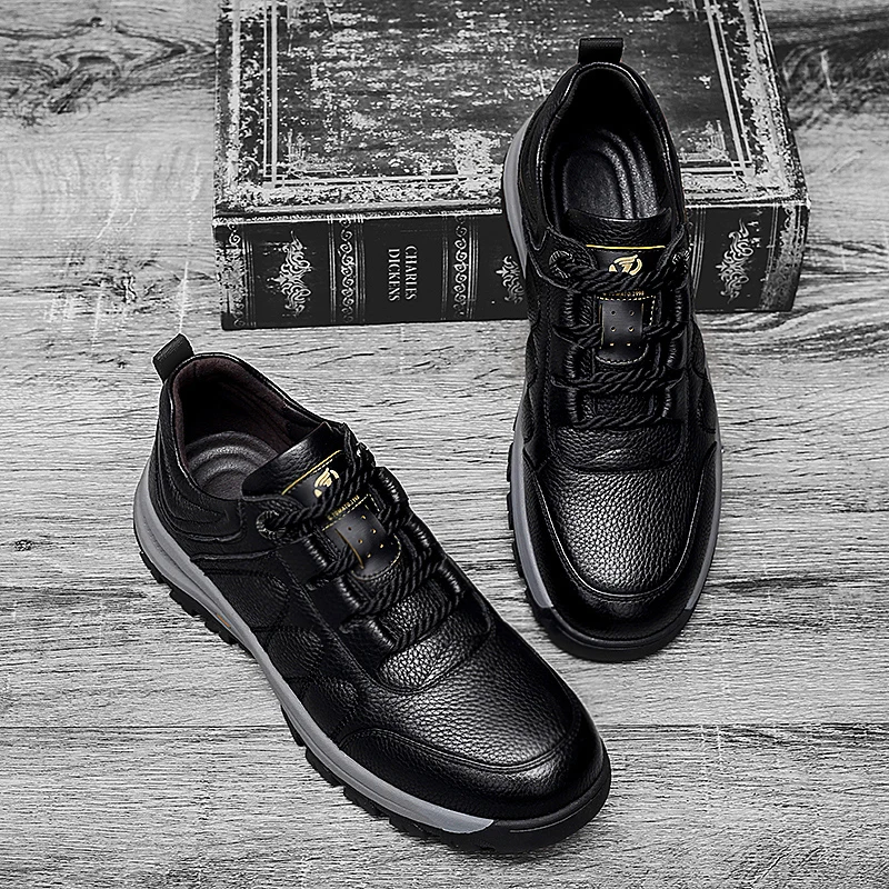 New Mens Shoe for Walking Cowhide Leather Men Mountain Trainers Anti Slip Rock Climbing Shoes for Mens Brand Hiking Sneakers Man
New Mens Shoe for Walking Cowhide Leather Men Mountain Trainers Anti Slip Rock Climbing Shoes for Mens Brand Hiking Sneakers Man