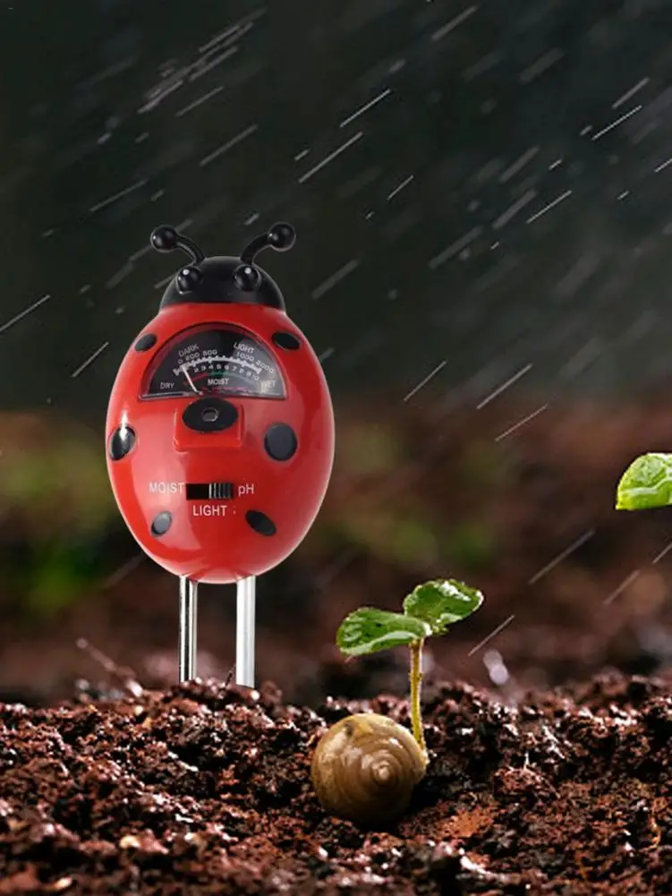 3 In 1 Digital Soil Meter Fertility Tester PH Sunlight Moisture Humidity Garden Temp Soil Gauge Accurate PH Meter Tool
3 In 1 Digital Soil Meter Fertility Tester PH Sunlight Moisture Humidity Garden Temp Soil Gauge Accurate PH Meter Tool