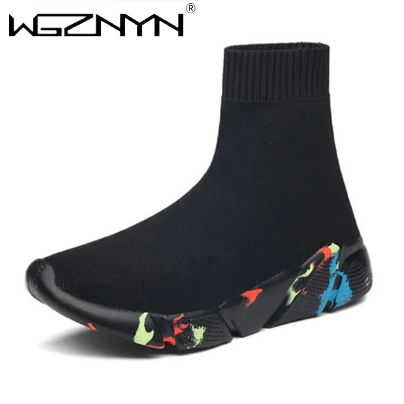 brand Women Shoes Spring Autumn Socks Shoes Fashion Breathable High-top Lady Sneakers Casual Shoes Big Size Shoes Woman Sneakers
brand Women Shoes Spring Autumn Socks Shoes Fashion Breathable High-top Lady Sneakers Casual Shoes Big Size Shoes Woman Sneakers