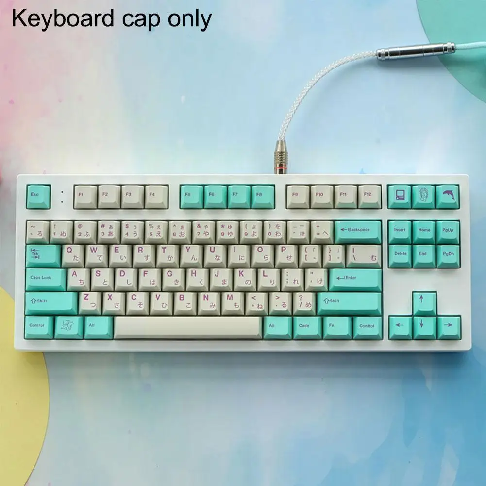 Для GMK Analog Dreams зеленый и белый 3.5-клавишный PBT оригинальный японский высокий и сублимационный английский Keycap C4V4
Для GMK Analog Dreams зеленый и белый 3.5-клавишный PBT оригинальный японский высокий и сублимационный английский Keycap C4V4