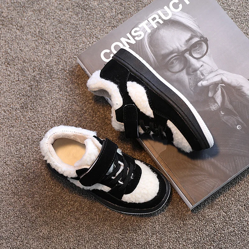Winter Children Casual Shoes Students Sport Shoes Warm Plush Outdoor Girls Boys Skate Shoes Fashion Kids Sneaker
Winter Children Casual Shoes Students Sport Shoes Warm Plush Outdoor Girls Boys Skate Shoes Fashion Kids Sneaker