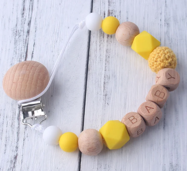 Pacifier Clip Baby Silicone Teething Beads Paci Holder Soothie Clips Teether Toy Chewbeads Baby Birthday Shower Gift
Pacifier Clip Baby Silicone Teething Beads Paci Holder Soothie Clips Teether Toy Chewbeads Baby Birthday Shower Gift