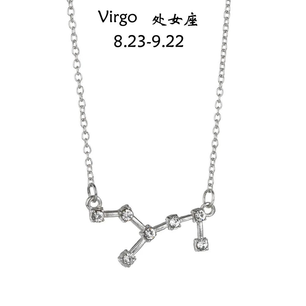 Zodiac Necklace Korean-Style Creative Necklaces for Women 12 Constellation Cool Zodiac Female Student Clavicle Chain Ornament
Zodiac Necklace Korean-Style Creative Necklaces for Women 12 Constellation Cool Zodiac Female Student Clavicle Chain Ornament