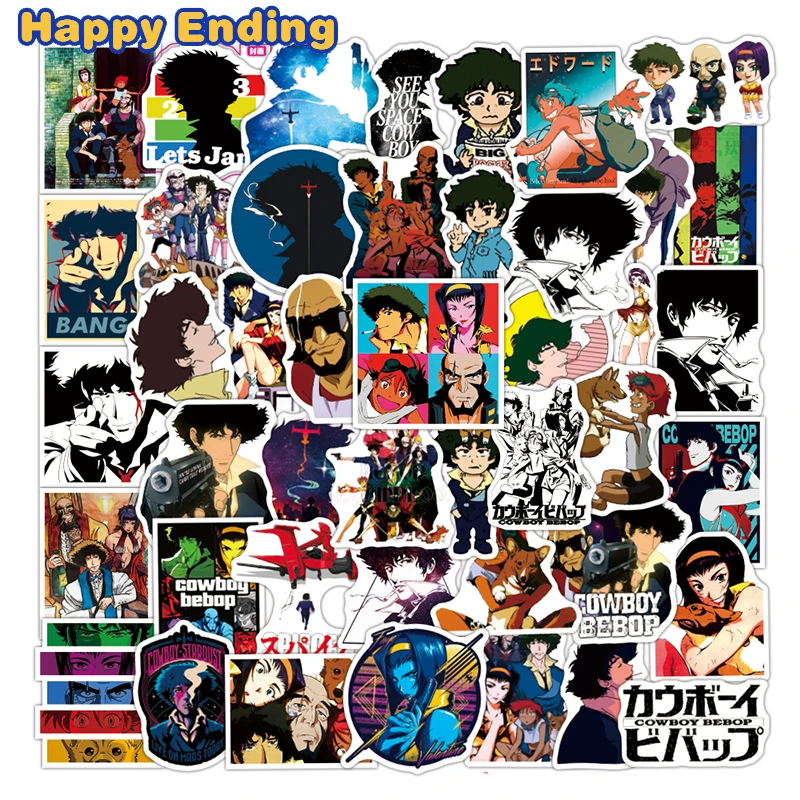 10/30/50PCS Japan Sci-fi Crime Anime Cowboy Bebop Stickers For Laptop Motorcycle Refrigerator Mobile Guitar Bicycle Skateboard
10/30/50PCS Japan Sci-fi Crime Anime Cowboy Bebop Stickers For Laptop Motorcycle Refrigerator Mobile Guitar Bicycle Skateboard