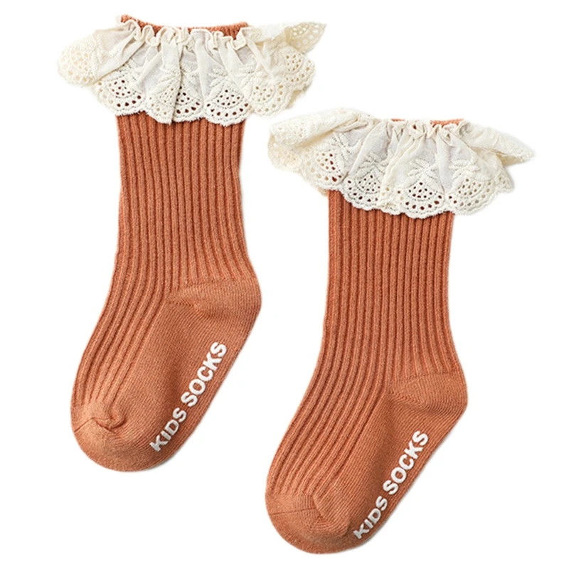 HUYU Infant Baby Girls Knee High Socks Ruffled Lace Ribbed Non-Skid Cotton Stockings
HUYU Infant Baby Girls Knee High Socks Ruffled Lace Ribbed Non-Skid Cotton Stockings